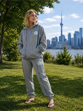 Hudson’s Bay Company HBC Stripes Raptors NBA Show Your Colours Sweatpants